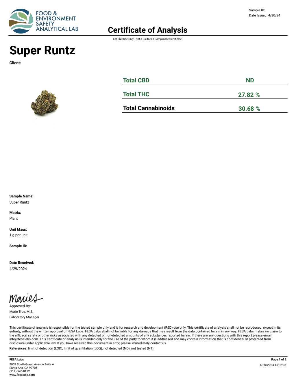 Super Runtz — wholesale hybrid flower