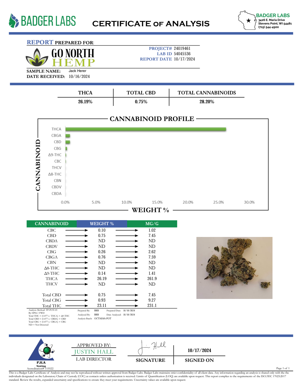 JACK HERER — wholesale hybrid flower