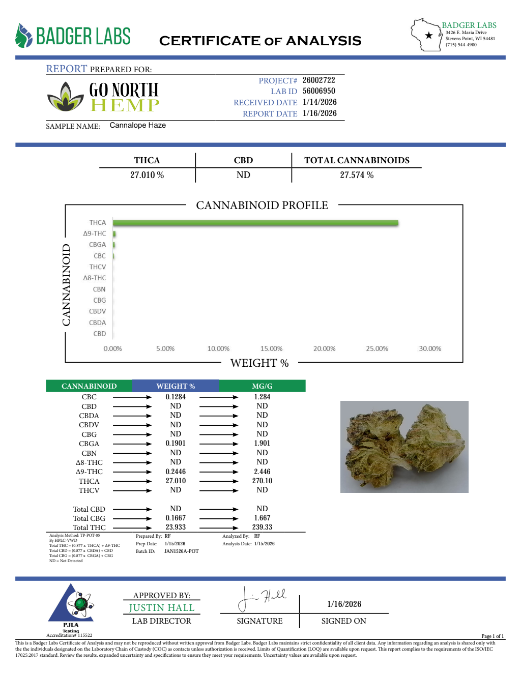 CANNALOPE HAZE — wholesale sativa flower