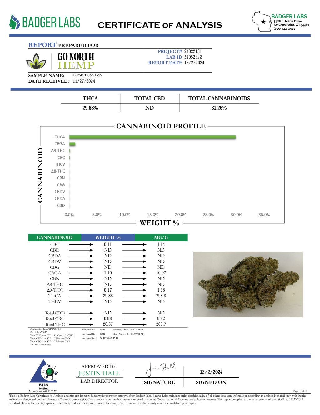Purple Push Pop — wholesale indica flower