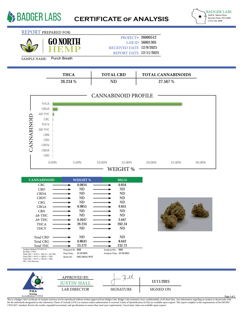 PUNCH BREATH — wholesale indica flower
