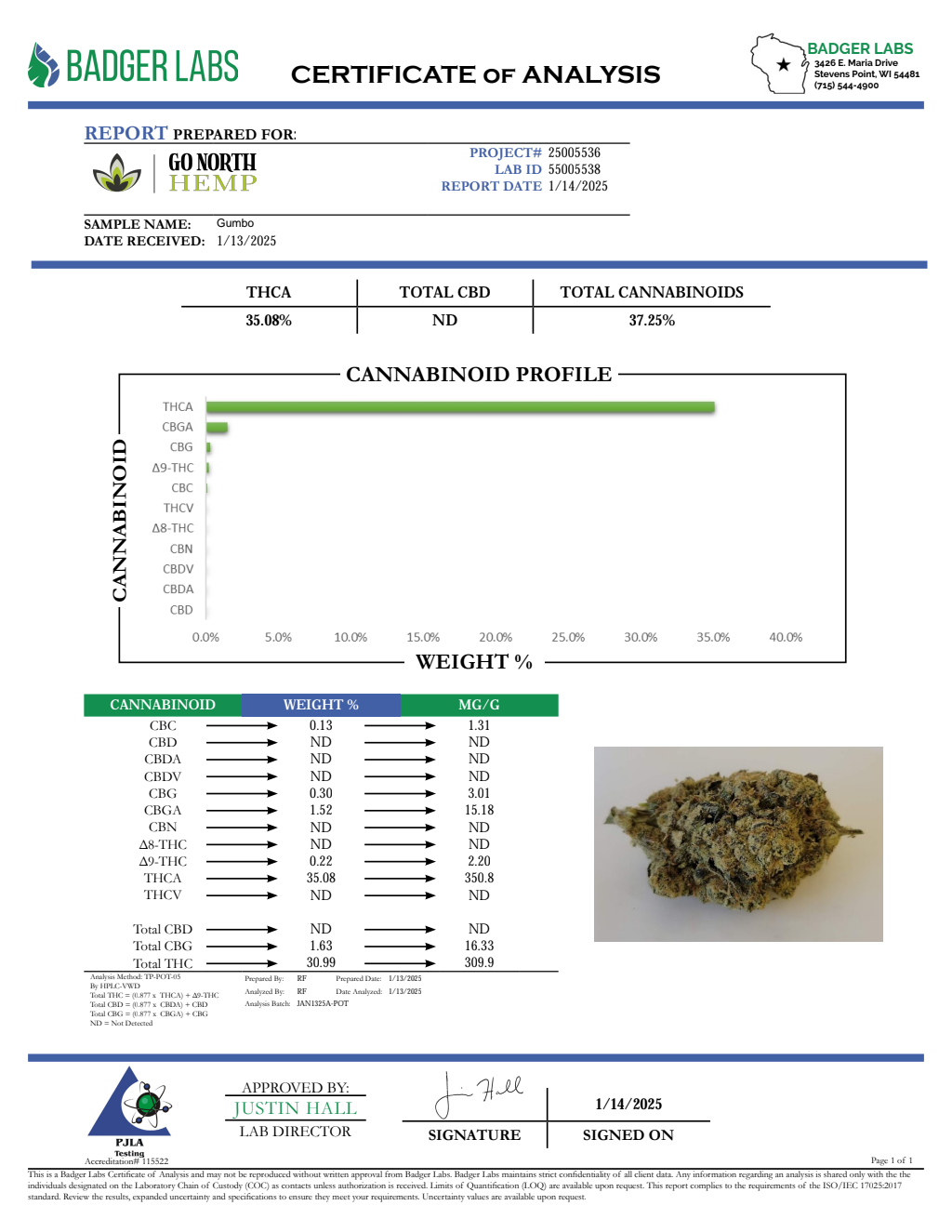 GUMBO — wholesale hemp product main photograph
